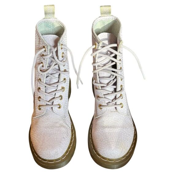 Dr. Martens 1460 Pascal Virginia leather boots in Lilac Size 6 - Picture 2 of 8